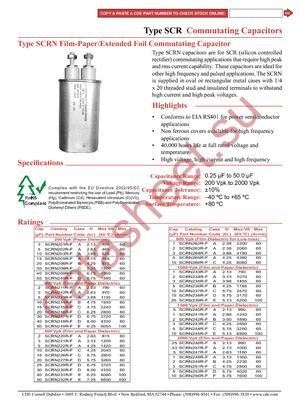 SCRN229R datasheet  